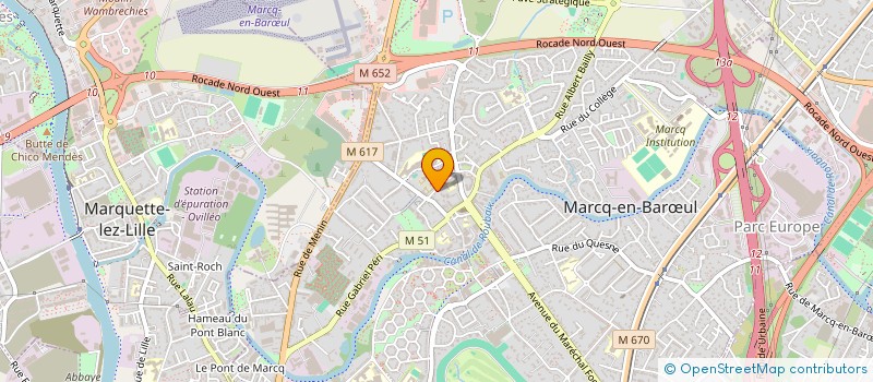 localisation de l'entreprise FARE à MARCQ-EN-BARŒUL