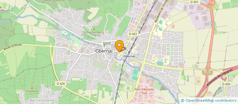 localisation de l'entreprise FARE NIFY  OBERNAI