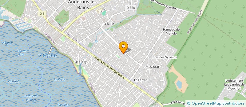 localisation de l'entreprise FARE TE MATA'I  ANDERNOS-LES-BAINS