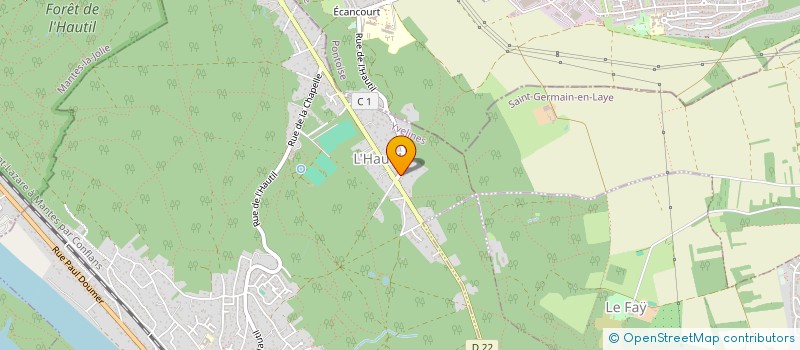 localisation de l'entreprise FARE TEANI  TRIEL-SUR-SEINE