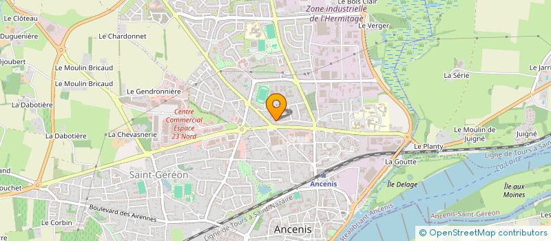 localisation de l'entreprise FARE TEVEI  ANCENIS-SAINT-GEREON