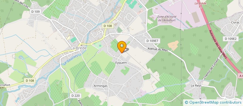 localisation de l'entreprise FARE ZE-MOANA  LA BREDE