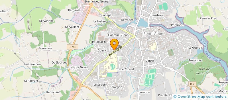 localisation de l'entreprise FAREAL IMMOBILIER  PONT-L'ABBE