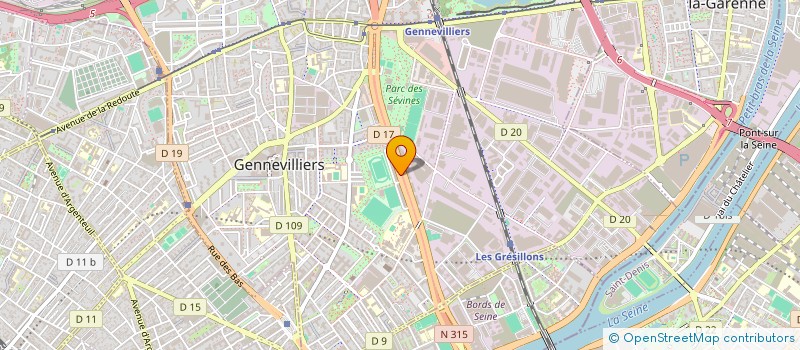 localisation de l'entreprise FARECO  GENNEVILLIERS