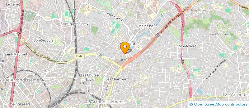 localisation de l'entreprise FAREGG IMMOBILIER à MARSEILLE