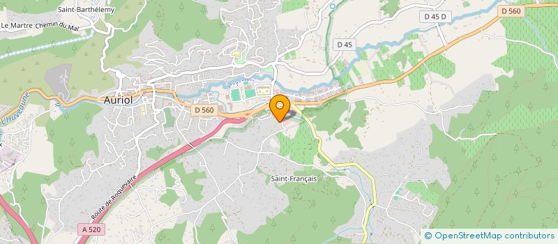 localisation de l'entreprise FAREH INVEST  AURIOL