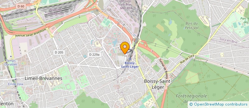 localisation de l'entreprise FARELEC BATIMENT à BOISSY-SAINT-LEGER