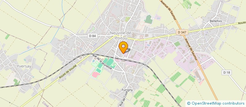 localisation de l'entreprise FARELIE 2  NEUVILLE-DE-POITOU