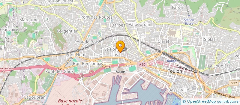 localisation de l'entreprise FAREMY à TOULON