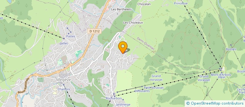 localisation de l'entreprise FARENA  MEGEVE