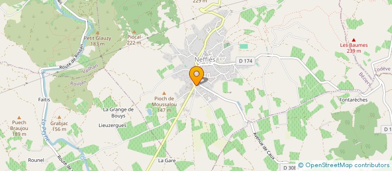 localisation de l'entreprise FARENC CONSTRUCTION  GABIAN