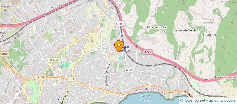 localisation de l'entreprise FARENCE  LA CIOTAT