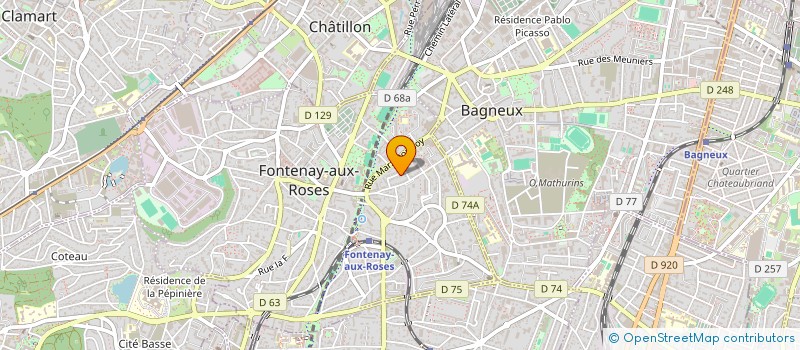 localisation de l'entreprise FARENTS FACILITER ACCOMPAGNER ET REPRESENTER LES PARENTS à FONTENAY-AUX-ROSES