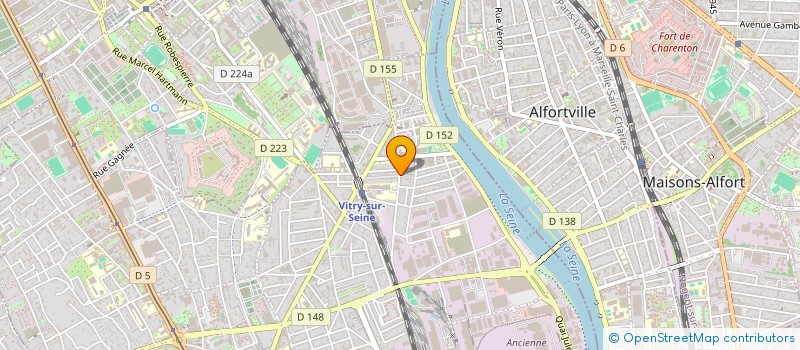 localisation de l'entreprise FARES  VITRY-SUR-SEINE