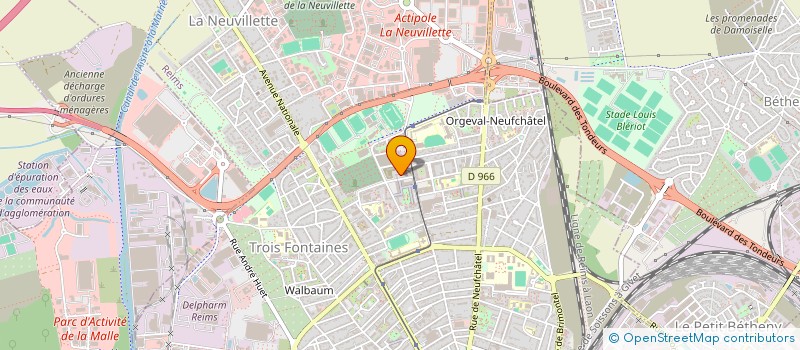 localisation de l'entreprise FARES  REIMS