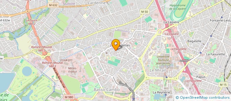 localisation de l'entreprise FARES CARRELAGE BATIMENT à TOULOUSE