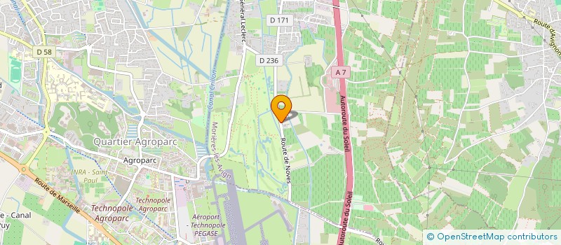 localisation de l'entreprise FARESI-MACONNERIE  MORIERES-LES-AVIGNON