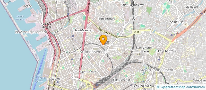 localisation de l'entreprise FARESS à MARSEILLE