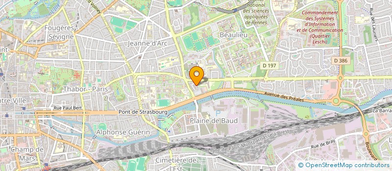 localisation de l'entreprise FAREU AUDIO INSTALLATION & RUNNING  RENNES