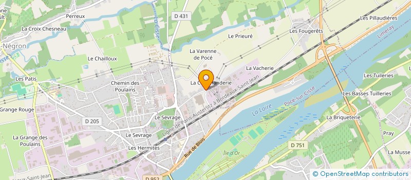 localisation de l'entreprise FAREVA AMBOISE  POCE-SUR-CISSE