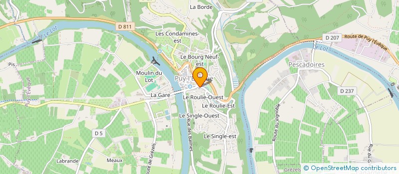 localisation de l'entreprise FAREX  PUY-L'EVEQUE