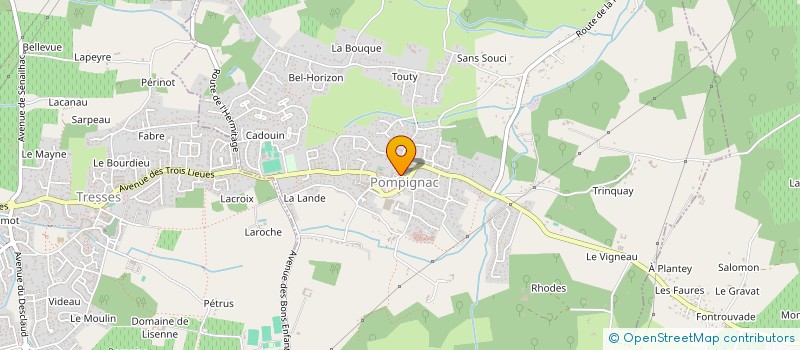 localisation de l'entreprise FAREX AQUITAINE à PESSAC