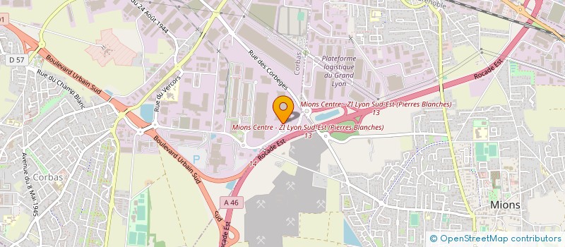 localisation de l'entreprise FAREX DEVELOPPEMENT à CORBAS