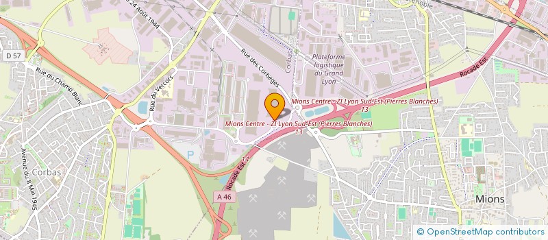 localisation de l'entreprise FAREX SERVICES à CORBAS