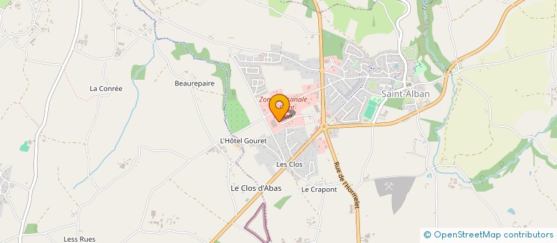 localisation de l'entreprise FARFADET à SAINT-ALBAN