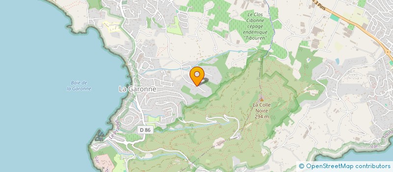 localisation de l'entreprise FARFADET  LE PRADET