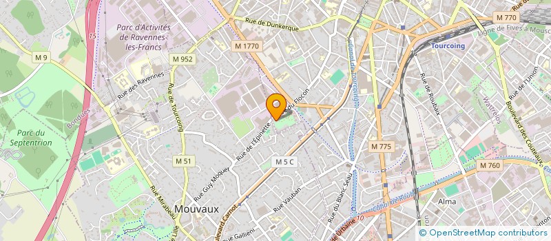 localisation de l'entreprise FARFADETS ET COMPAGNIE à TOURCOING