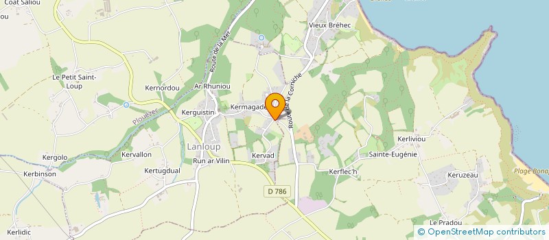 localisation de l'entreprise FARFALIA  PLOUHA