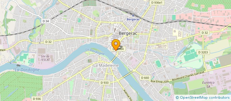 localisation de l'entreprise FARFALLA à BERGERAC