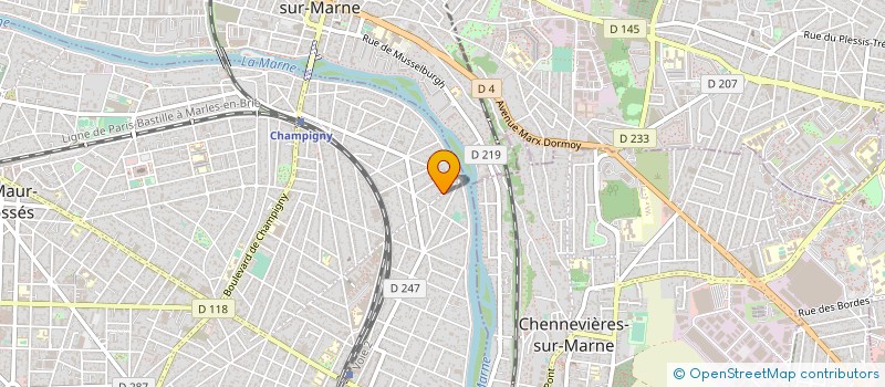localisation de l'entreprise FARFALLA AZZURA à SAINT-MAUR-DES-FOSSES