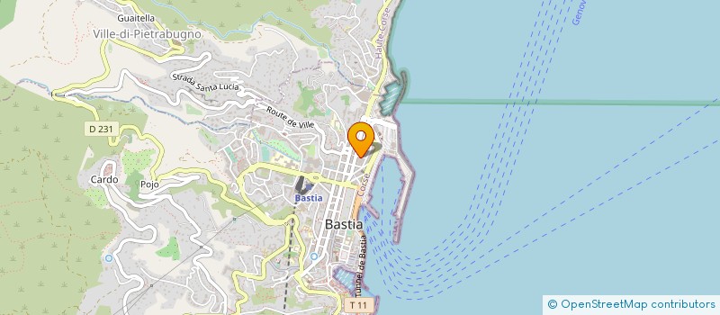 localisation de l'entreprise FARFALLINA à BASTIA