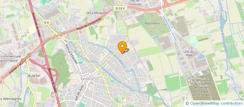 localisation de l'entreprise FARFANE  LE PONTET