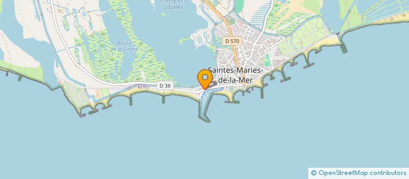 localisation de l'entreprise FARFANTELLO à SAINTES-MARIES-DE-LA-MER