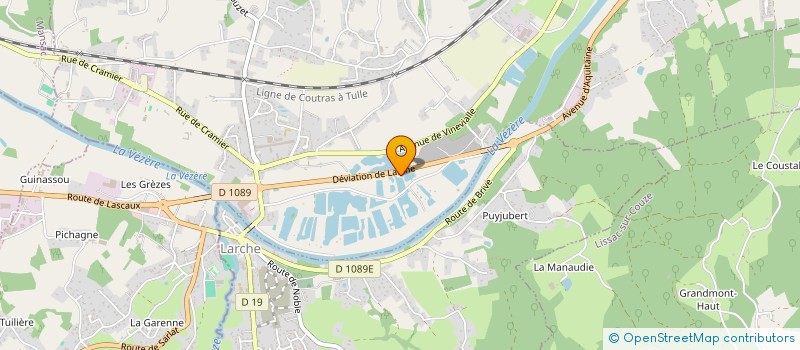 localisation de l'entreprise FARGE IMMO  SAINT-PANTALEON-DE-LARCHE