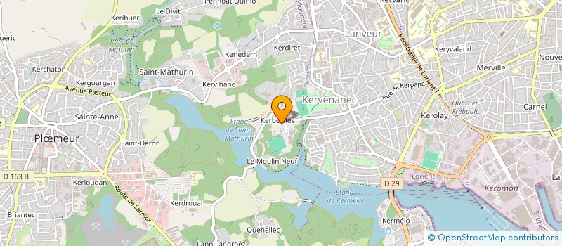 localisation de l'entreprise FARGEAS ULTEAM  PLOEMEUR