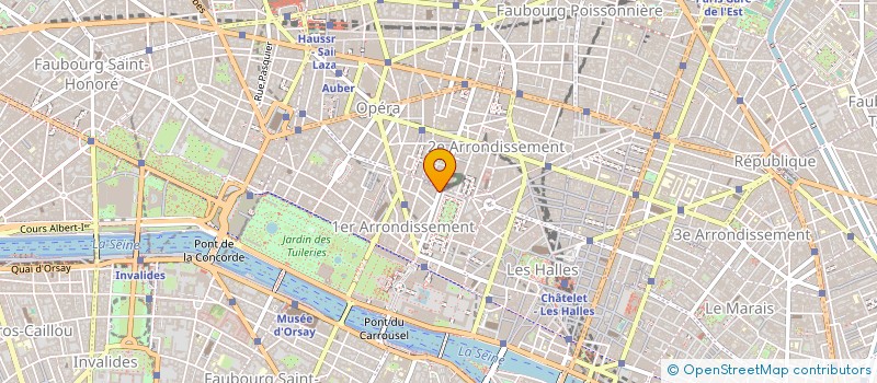 localisation de l'entreprise FARGEON H à PARIS