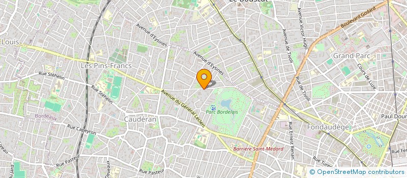 localisation de l'entreprise FARGEOT & CIE  BORDEAUX