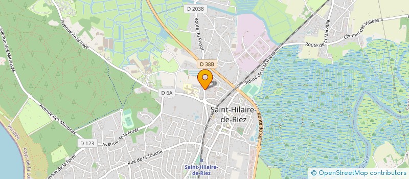 localisation de l'entreprise FARGES ANODISATION à SAINT-HILAIRE-DE-RIEZ