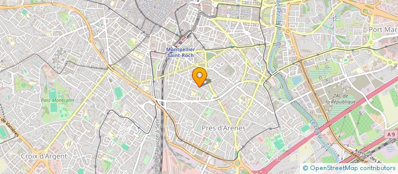localisation de l'entreprise FARGES IMMO à MONTPELLIER