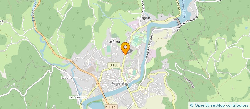 localisation de l'entreprise FARGES MATERIAUX ET CARRIERES  ARGENTAT-SUR-DORDOGNE