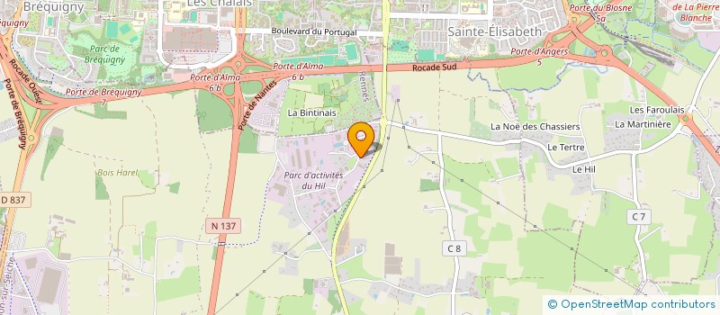 localisation de l'entreprise FARGEST à NOYAL-CHATILLON-SUR-SEICHE