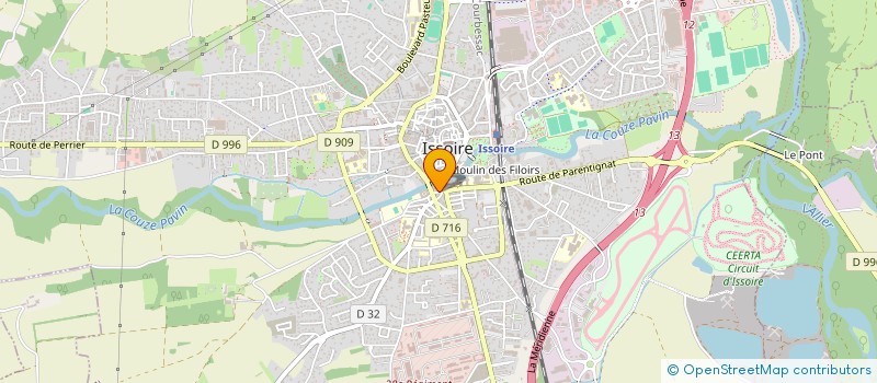 localisation de l'entreprise FARGEY  ISSOIRE