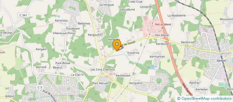 localisation de l'entreprise FARGIER à GUIDEL
