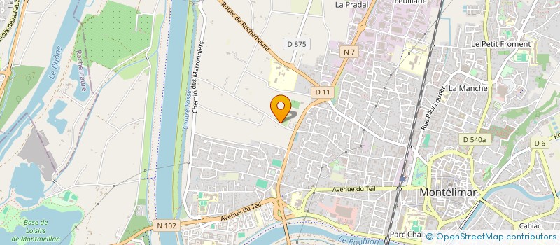 localisation de l'entreprise FARGIER  MONTELIMAR