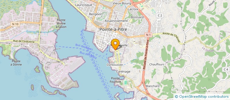 localisation de l'entreprise FARGO 21  POINTE A PITRE