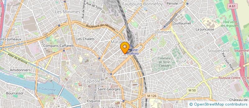 localisation de l'entreprise FARGUE  TOULOUSE